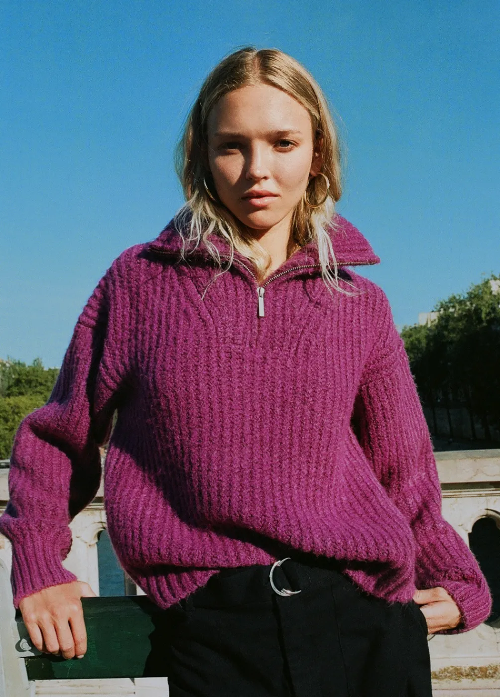 Jersey Cremallera Cuello-Brownie Spain Clearance