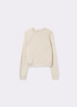 Jersey Cropped Basico Cuello Redondo-Brownie Spain Sale