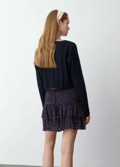 Jersey Cropped Cuello Pico-Brownie Spain Sale