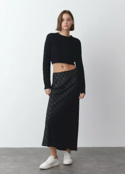 Jersey Cropped Trenzas-Brownie Spain Hot