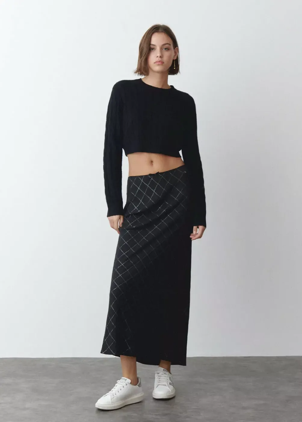 Jersey Cropped Trenzas-Brownie Spain Hot