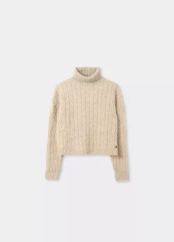 Jersey Cuello Alto Trenzas-Brownie Spain Discount