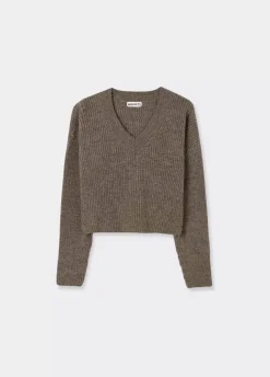 Jersey Cuello Pico-Brownie Spain Discount