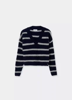 Jersey Cuello Pico Rayas-Brownie Spain Sale