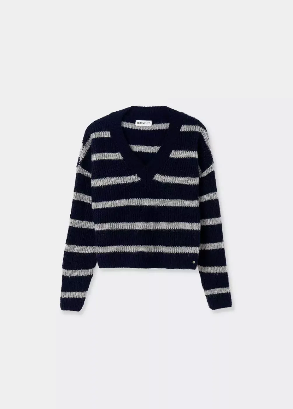 Jersey Cuello Pico Rayas-Brownie Spain Sale