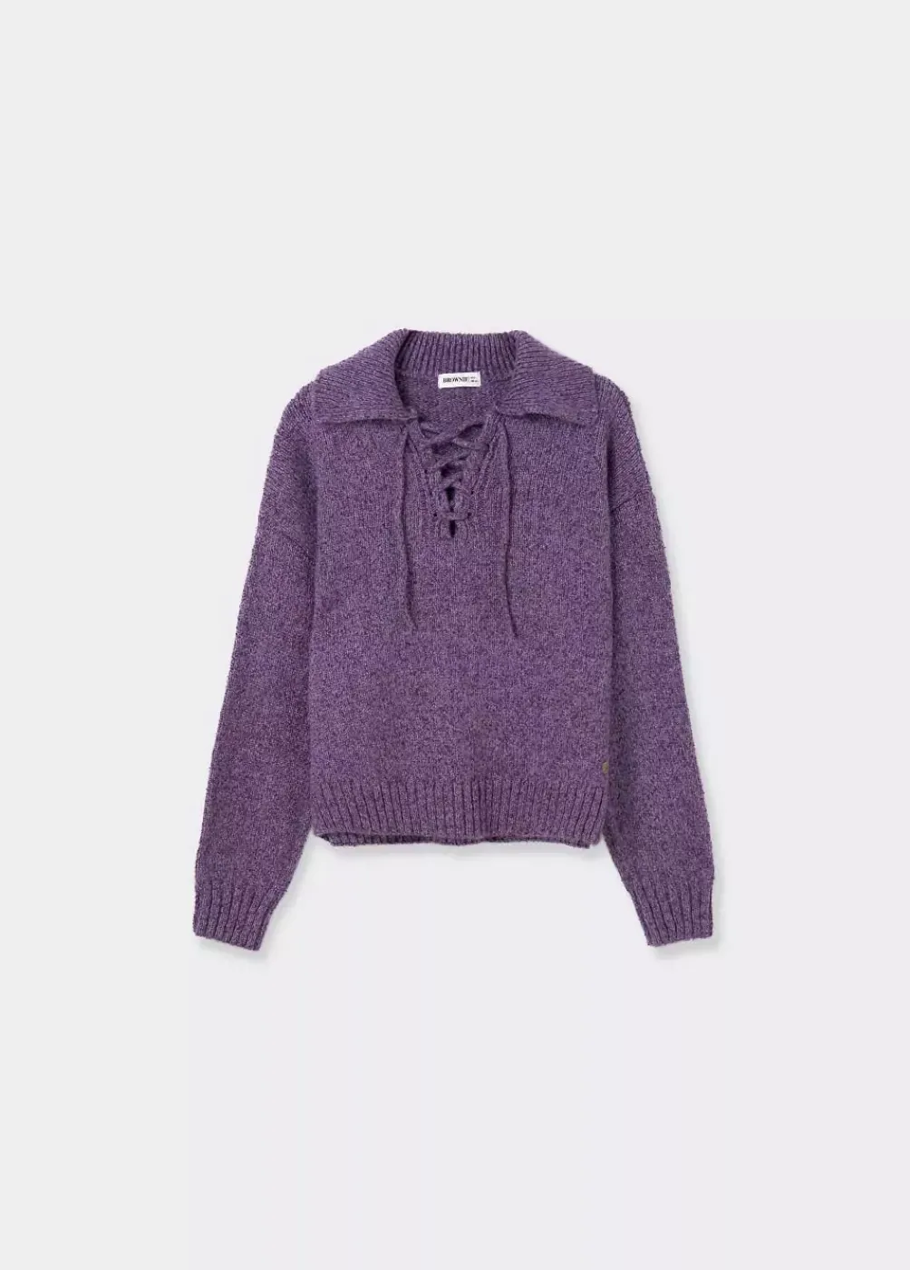 Jersey Cuello Polo Cuerdas-Brownie Spain Hot