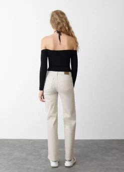 Jersey Escote Halter Atado-Brownie Spain New