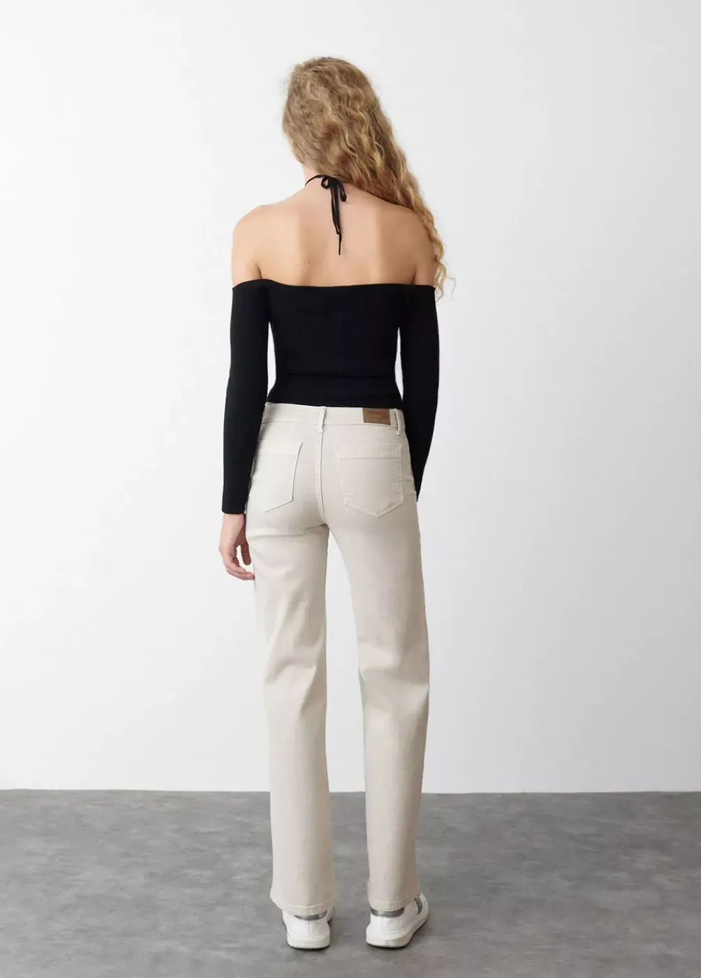 Jersey Escote Halter Atado-Brownie Spain New