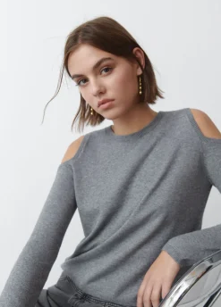 Jersey Hombros Abiertos Punto-Brownie Spain Fashion