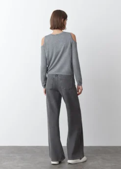 Jersey Hombros Abiertos Punto-Brownie Spain Fashion