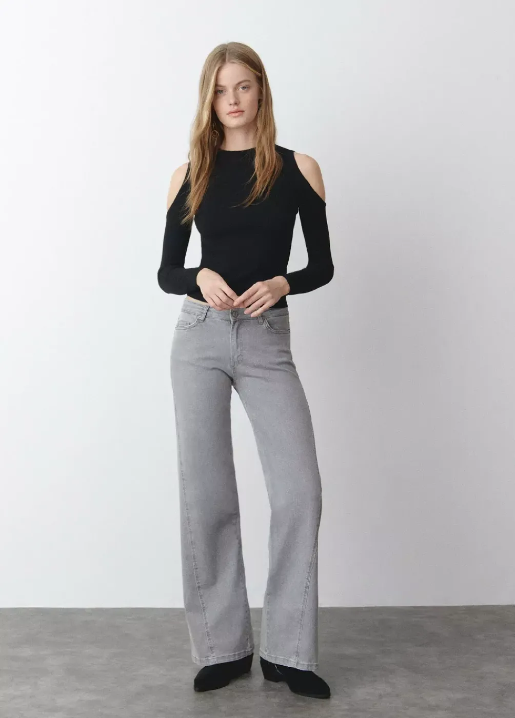 Jersey Hombros Descubiertos-Brownie Spain Fashion