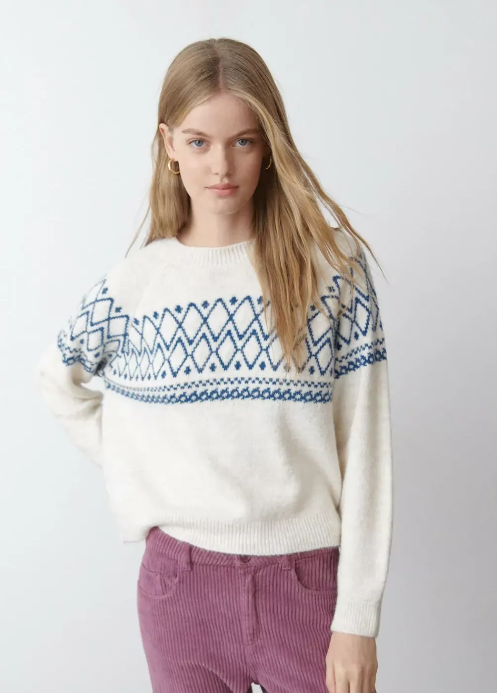 Jersey Jacquard-Brownie Spain Clearance