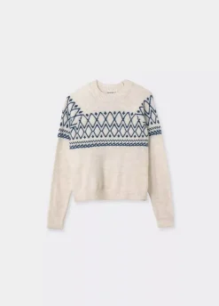 Jersey Jacquard-Brownie Spain Clearance