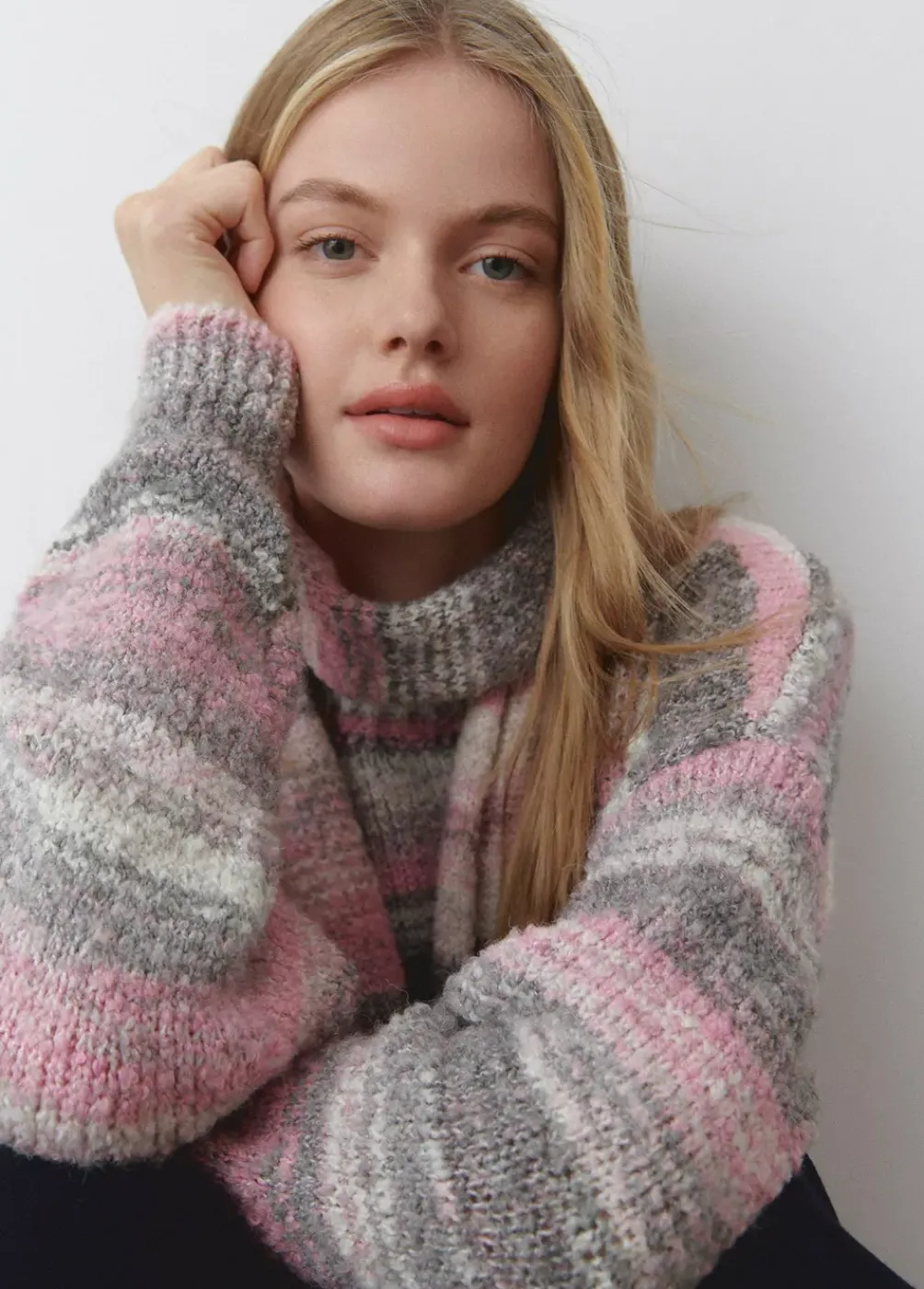 Jersey Space Dyed Bucle-Brownie Spain Discount