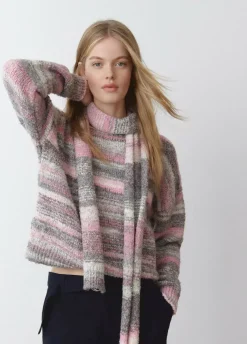 Jersey Space Dyed Bucle-Brownie Spain Discount