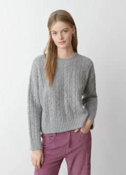 Jersey Trenzas Cuello Redondo-Brownie Spain Online