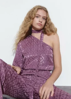 Mono Asimetrico Jacquard-Brownie Spain Sale