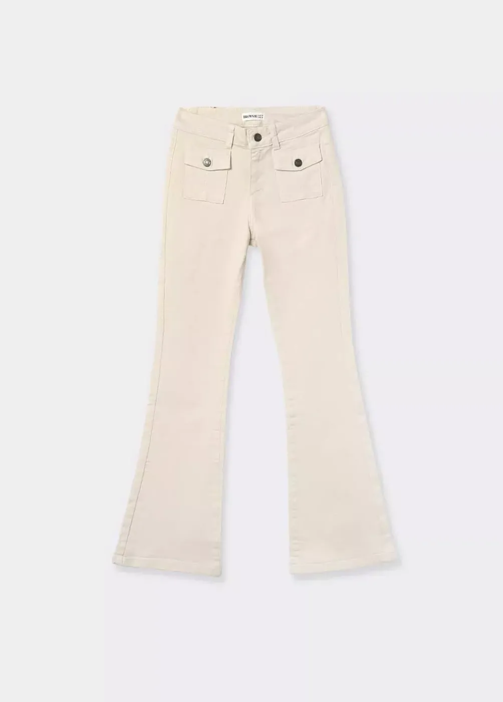 Pantalon Campana Bolsillos Frontales-Brownie Spain Sale