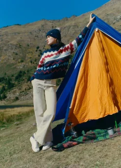 Pantalon Pana Culotte Bolsillo Frontal-Brownie Spain Online