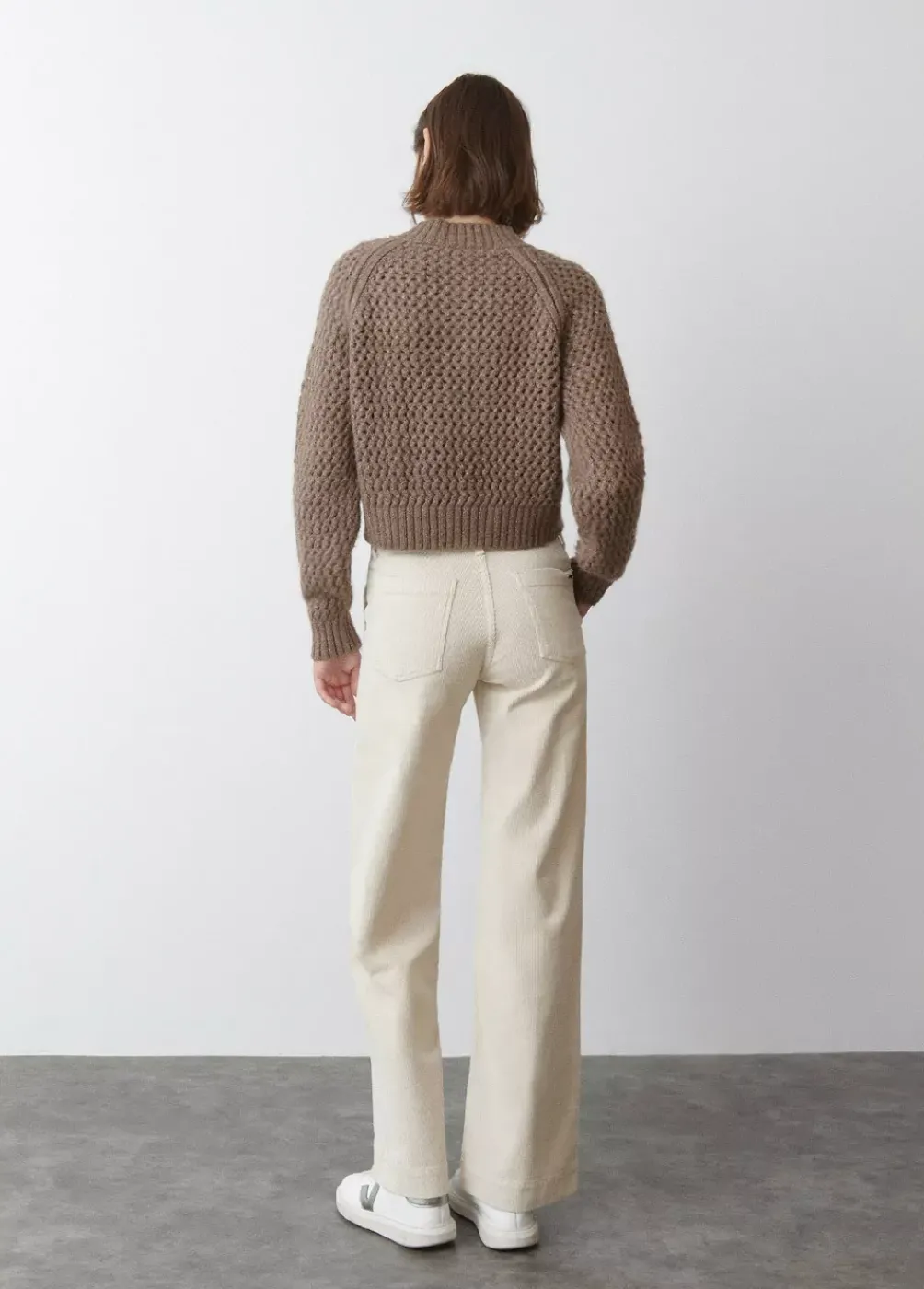 Pantalon Pana Culotte Bolsillo Frontal-Brownie Spain Online