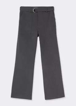 Pantalon Recto Con Cinturon-Brownie Spain Sale