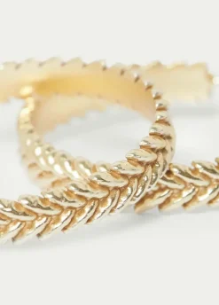 Pendiente Aro Trenza-Brownie Spain New