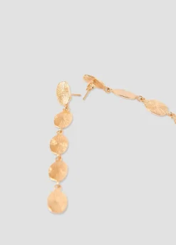 Pendientes Largos Cinco Chapas Ovaladas-Brownie Spain Outlet