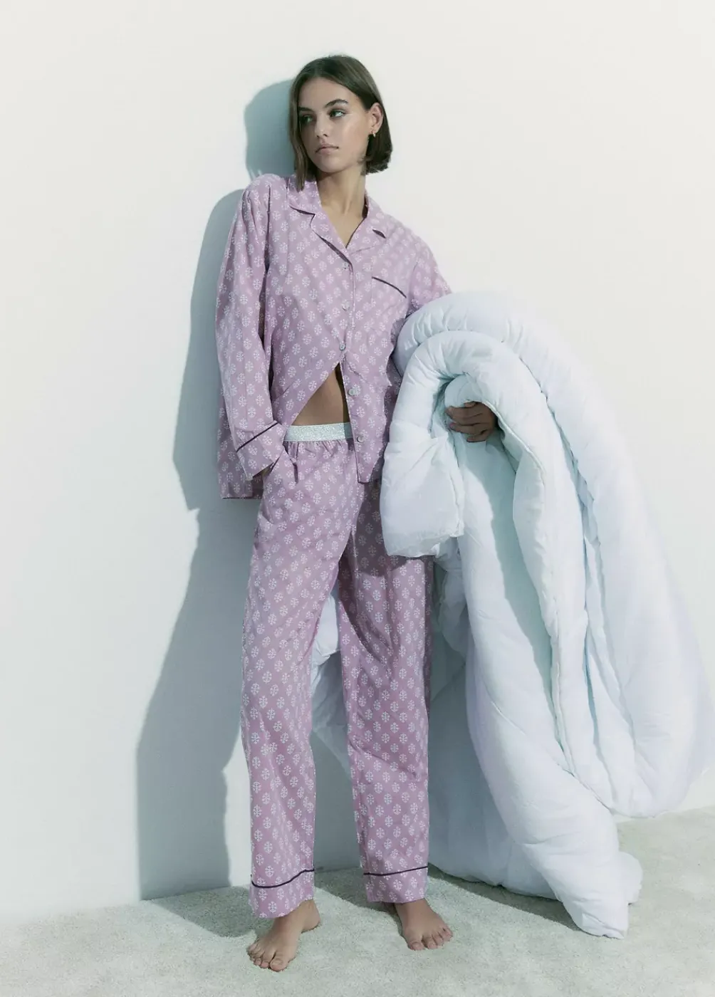 Pijama Largo Estampado-Brownie Spain New