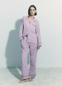 Pijama Largo Estampado-Brownie Spain New