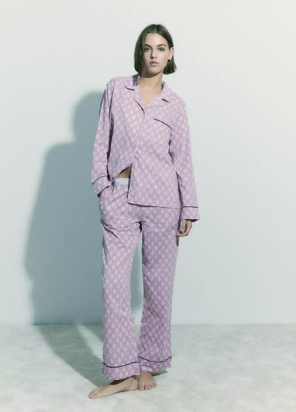 Pijama Largo Estampado-Brownie Spain New