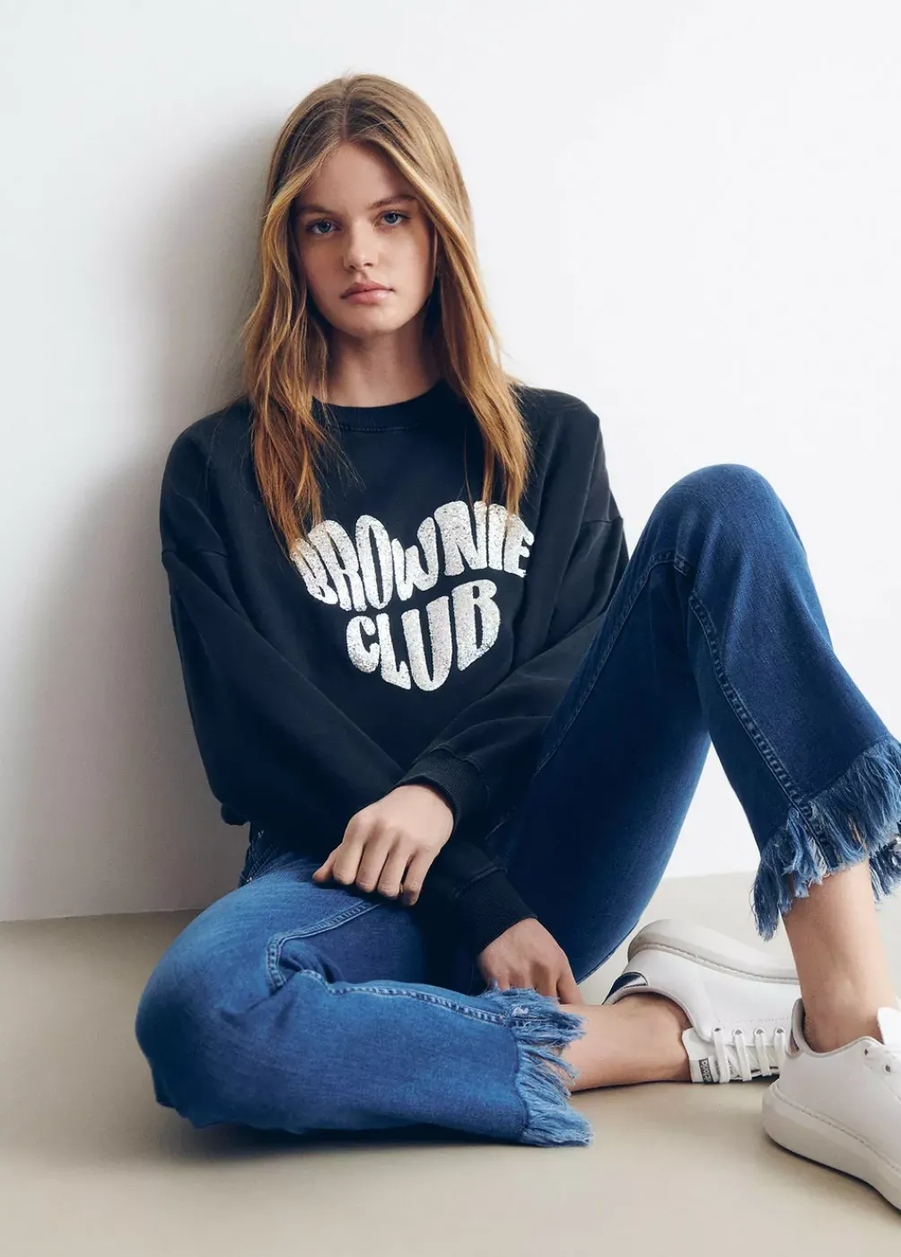 Sudadera Brownie Corazon Glitter-Brownie Spain Fashion