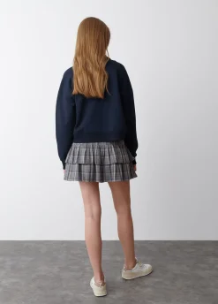 Sudadera Cremallera Bordado-Brownie Spain New