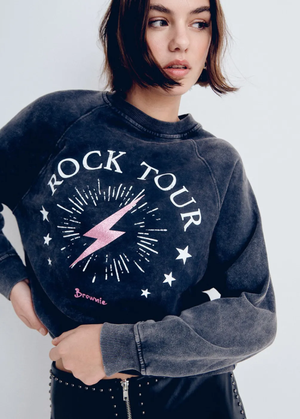 Sudadera Rayo Rock Tour-Brownie Spain Outlet
