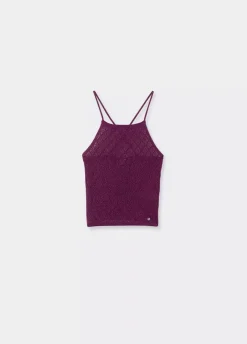 Top Punto Hilo Metalizado-Brownie Spain Sale