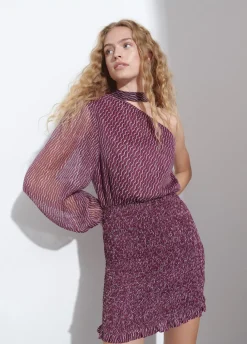 Vestido Asimetrico Choker-Brownie Spain Clearance