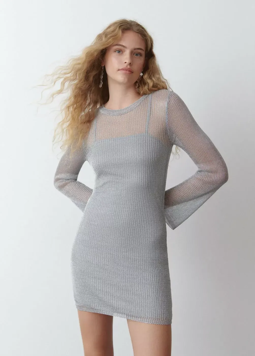 Vestido Calado Hilo Metalizadoiz-Brownie Spain Outlet