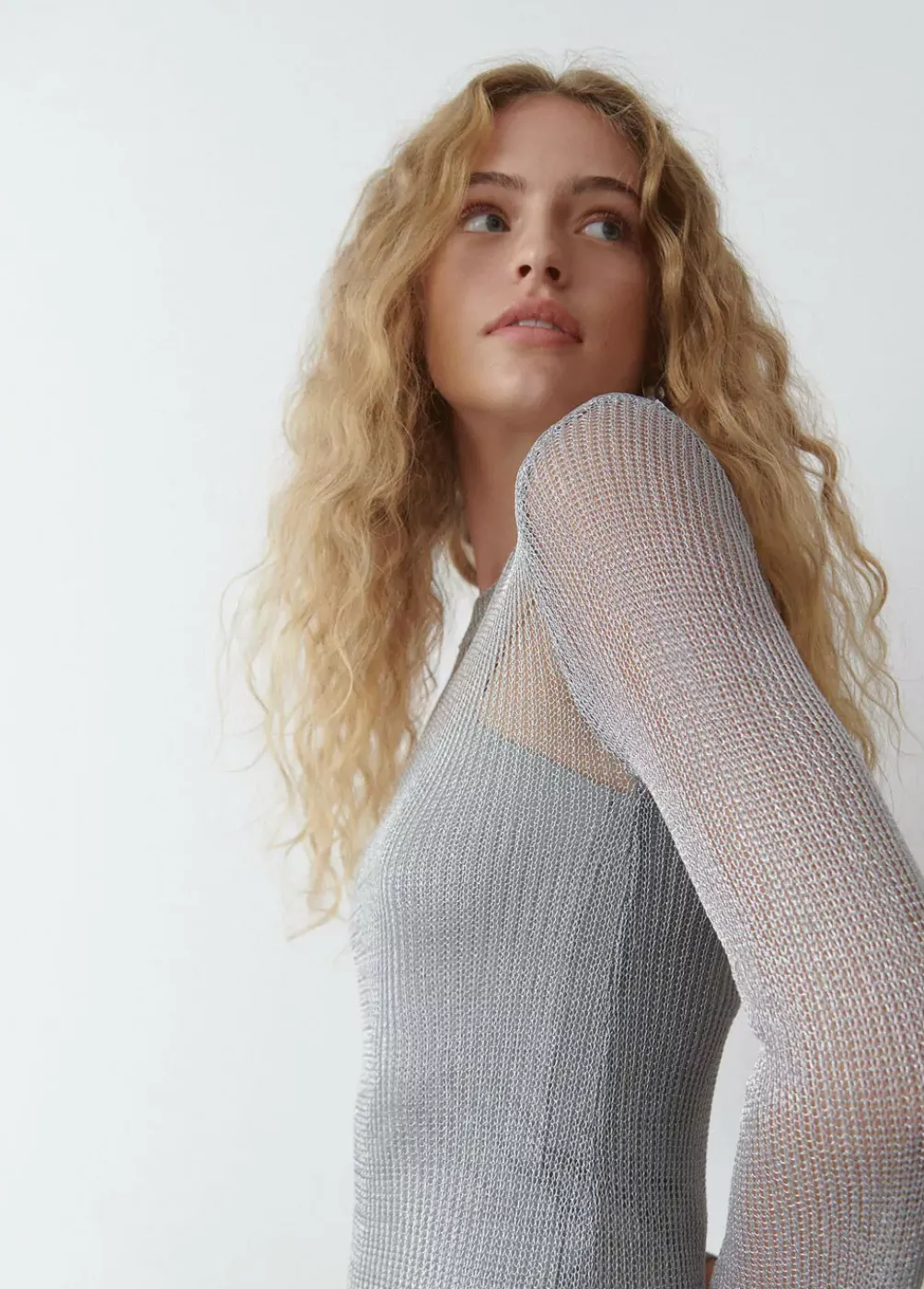 Vestido Calado Hilo Metalizadoiz-Brownie Spain Outlet