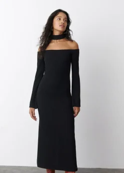 Vestido Largo Escote Hombros-Brownie Spain New