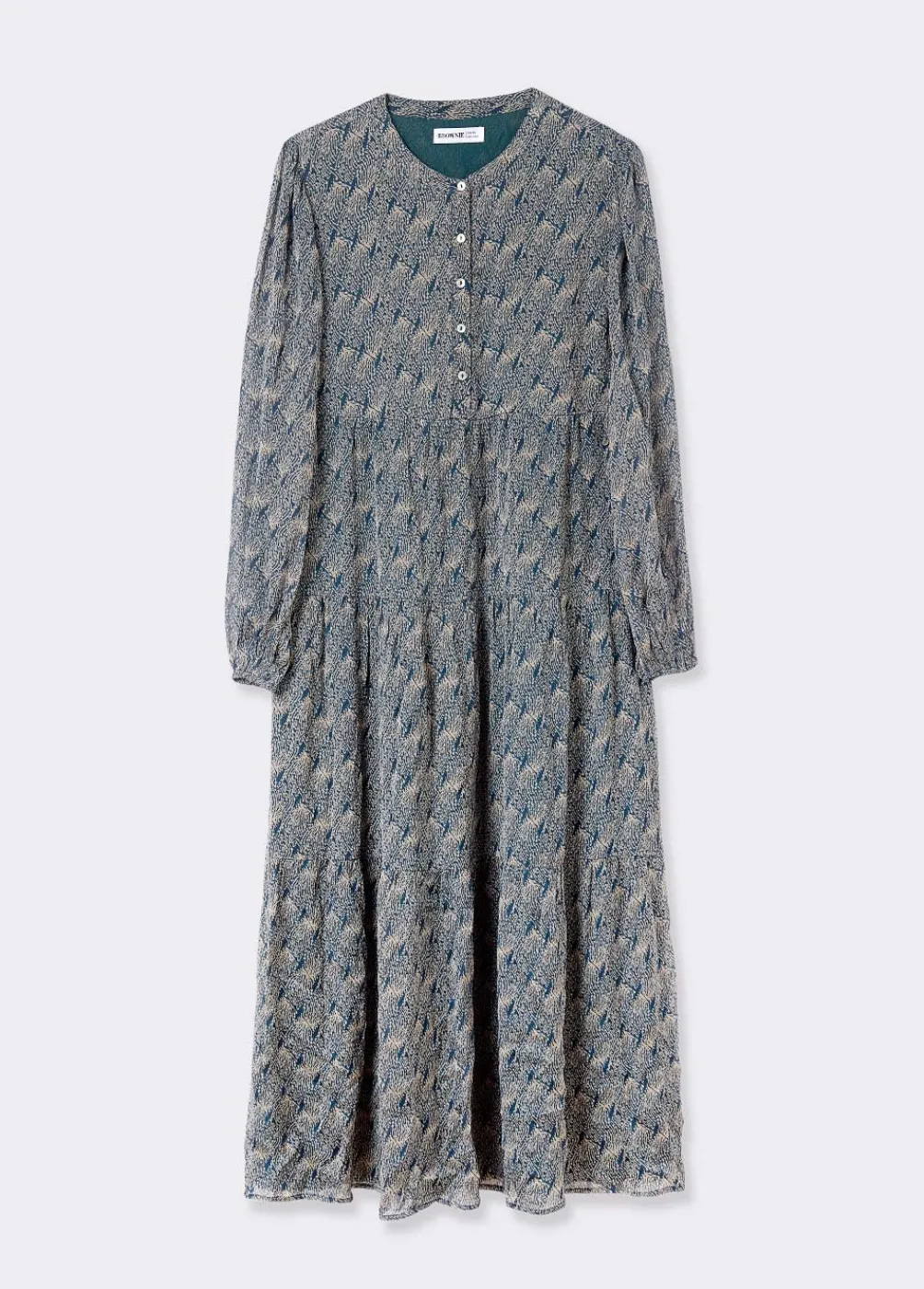 Vestido Largo Estampado-Brownie Spain Online